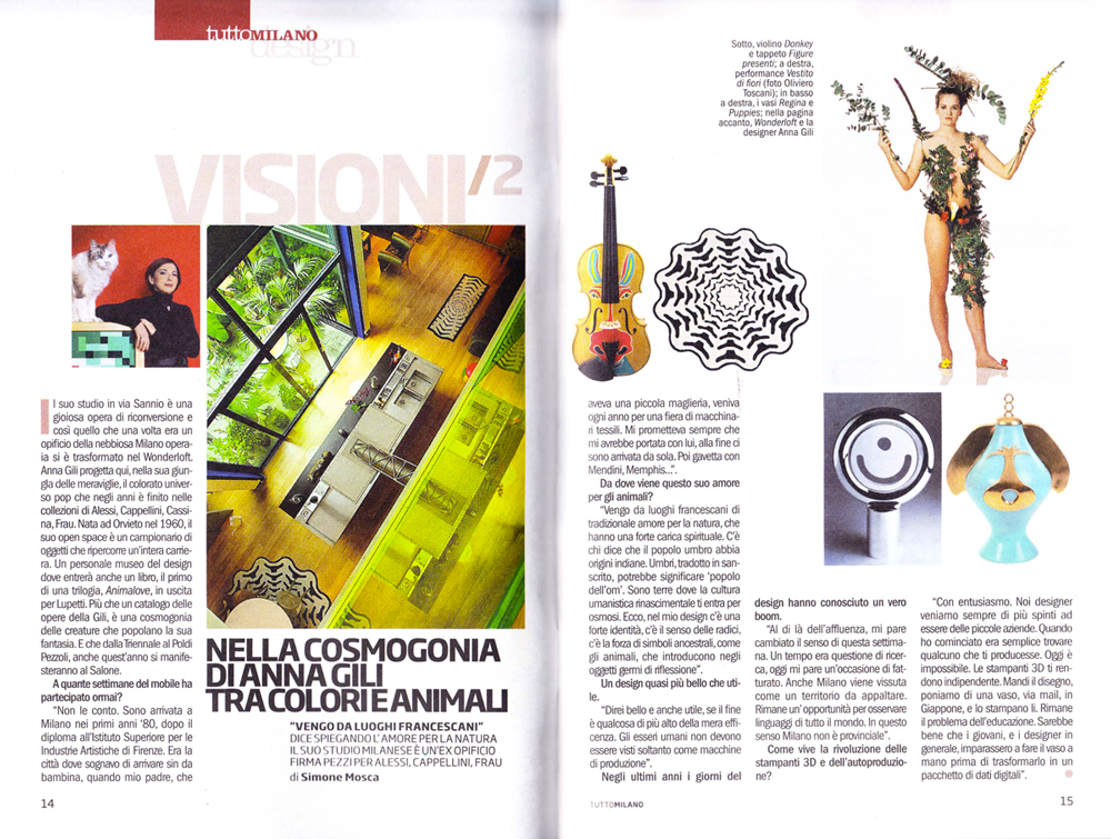Press Anna Gili, La repubblica 2014