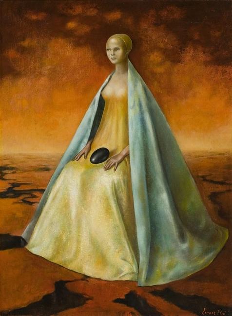 Leonor Fini la guardiana dell'uovo nero 1955